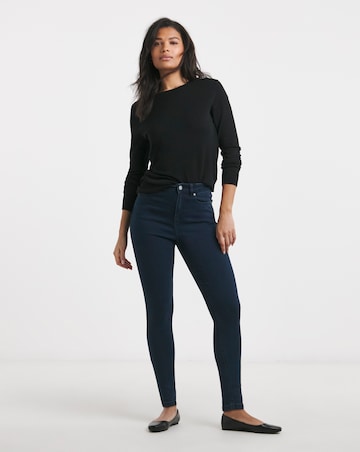 Indigo Highwaist Super Stretch Skinny Jeans
