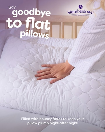 Slumberdown Sleep Soundly Rebound Firm Support Pillows - 2 Pack
