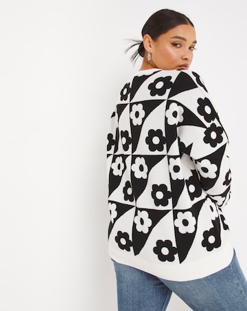 Mono Checkerboard Jumper