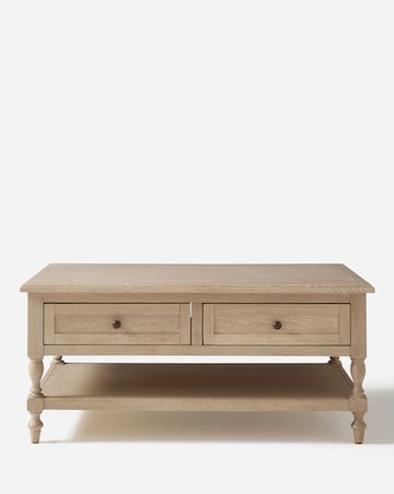 Julipa Imogen Ready Assembled Wooden Coffee Table