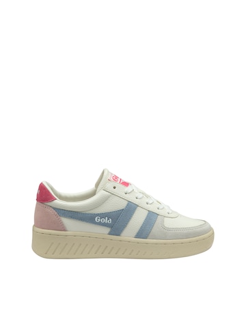 Gola Grandslam Trident Trainers - White/Air/Fluro Pink