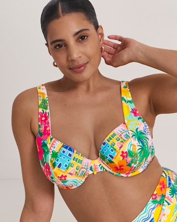 Magisculpt Underwired Printed Bikini Top