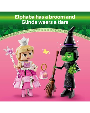 LEGO Wicked Elphaba & Glinda Figures Fantasy Toy Construction Playset 75682