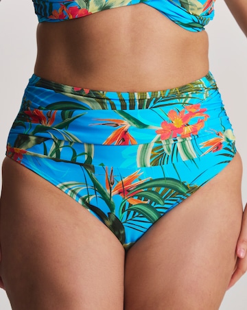 MAGISCULPT Firm Control Ruched High Waist Bikini Bottoms