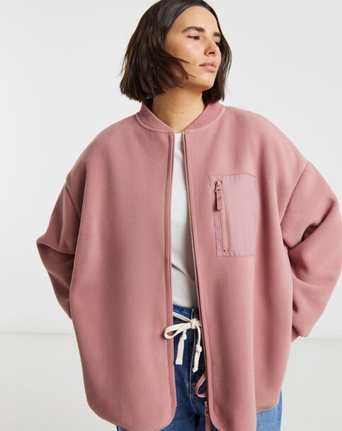 Micro Fleece Bomber Jacket