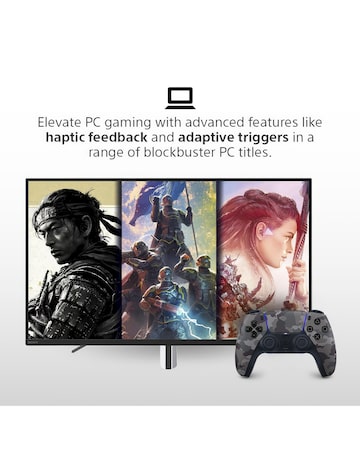 PlayStation 5 DualSense Wireless Controller - Grey Camouflage