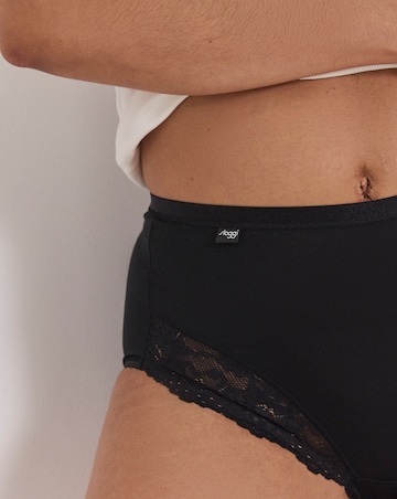 Sloggi 2Pack Romance Maxi Knickers Black