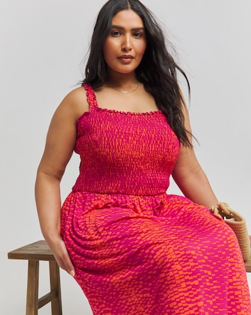 Joe Browns Polly Spot Jersey Maxi Dress