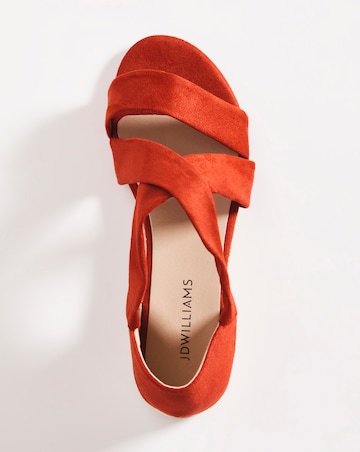 Sonya Multi Strap Espadrille Extra Wide EEE Fit