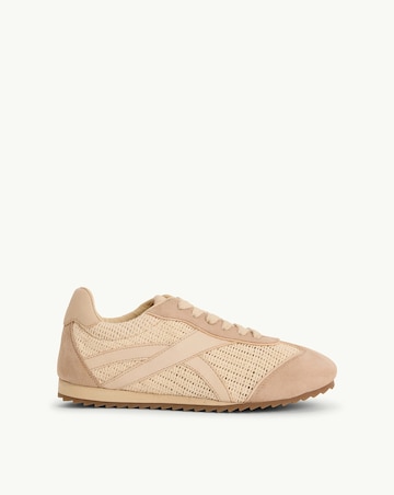 Nobodys Child Beige Weave & Suede Trainers - Standard Fit (D)