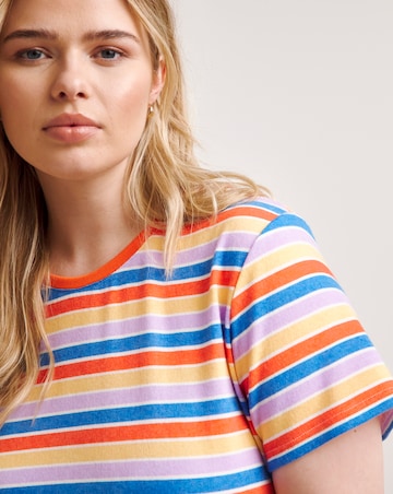 Striped Lounge Short Set
