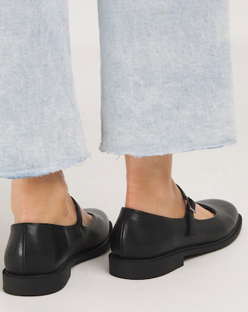 Brooke Mary Jane Square Toe Shoes Wide E Fit