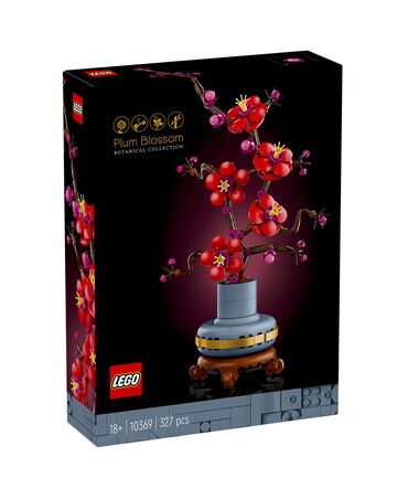 LEGO Icons Plum Blossom Flower Decor Display Set 10369