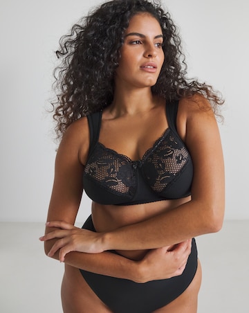 Miss Mary of Sweden Lovely Lace Non Wired Bra Black