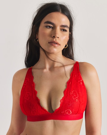 Lemonade Dolls Signature Lace Bralette (A-D) Red