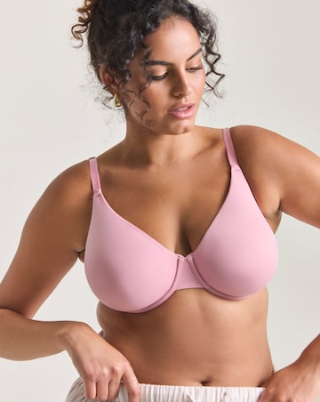 Pretty Secrets (3 Pack) Claire Moulded Micro Full Cup Wired Bras (B-E) Berry