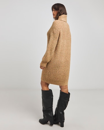 Native Youth Chunky High Neck Jumper Dress