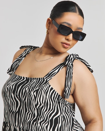 Simply Be Mono Supersoft Jersey Maxi Dress