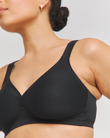 Triumph Modern Soft Cotton Non Wired Bra Black