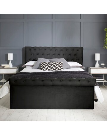 Aspire Chesterfield Side Lift Ottoman Bed