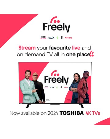 Toshiba 50UV2F53DBU 50in Smart 4K UHD HDR LCD Freely TV w Amazon Alexa