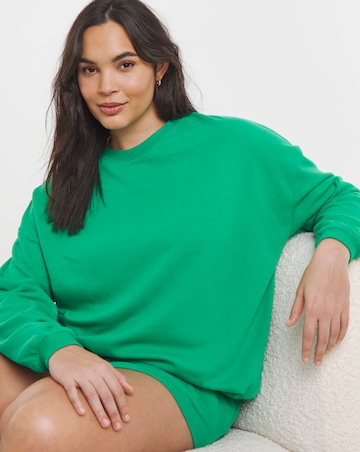 Washed Crew Neck Lounge Short Set