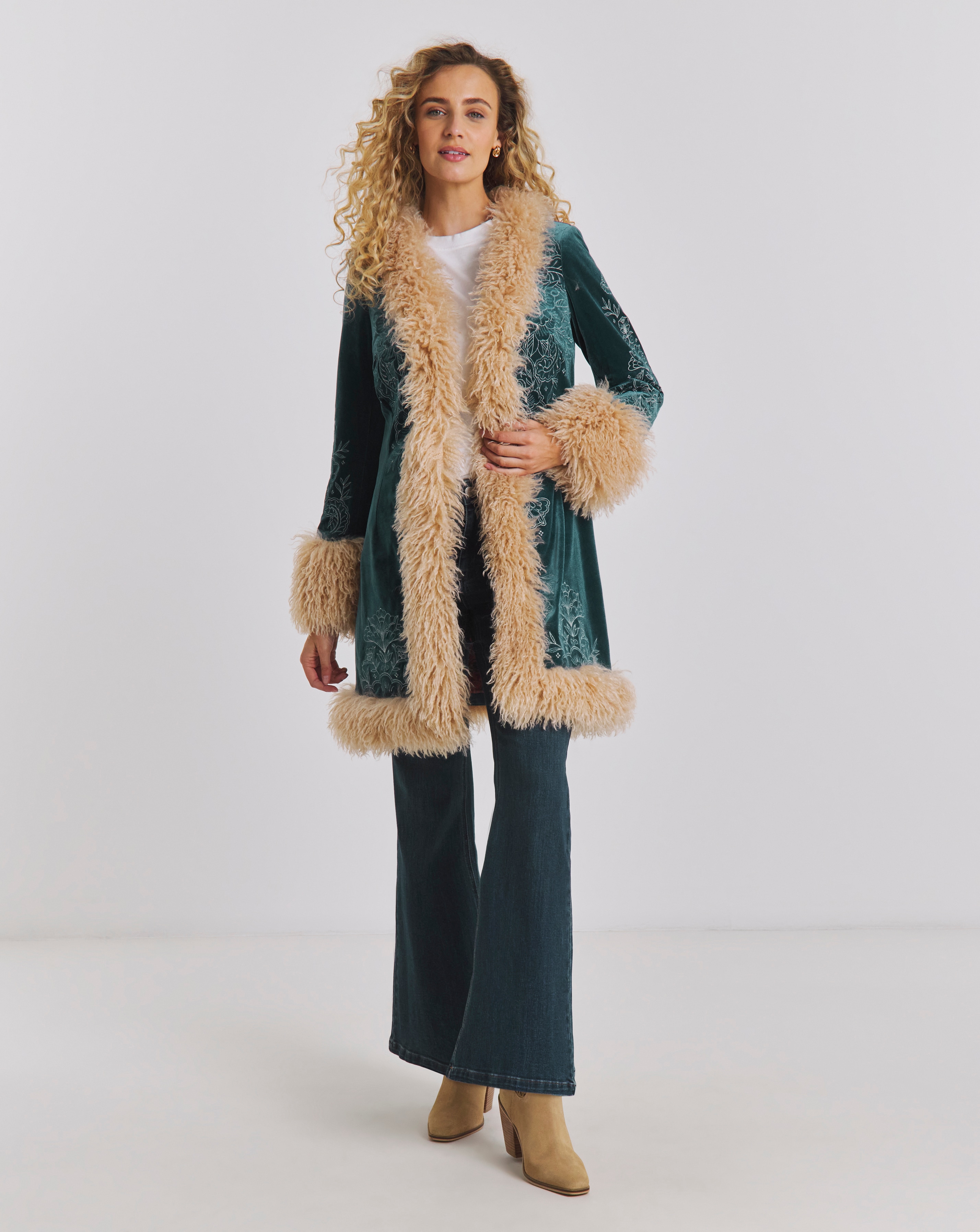 Joe Browns Boho Girl Embroidered Boutique Coat