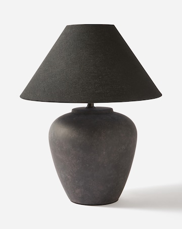 Nolan Black Ceramic Urn Table Lamp