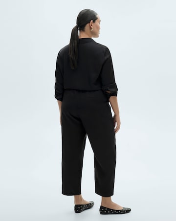 Mango Linen Straight Linen-Blend Trouser