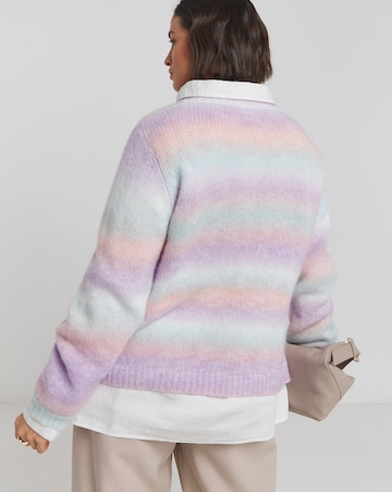 Pastel Ombre Crew Neck Jumper