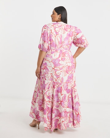 Joanna Hope Printed Wrap Dress