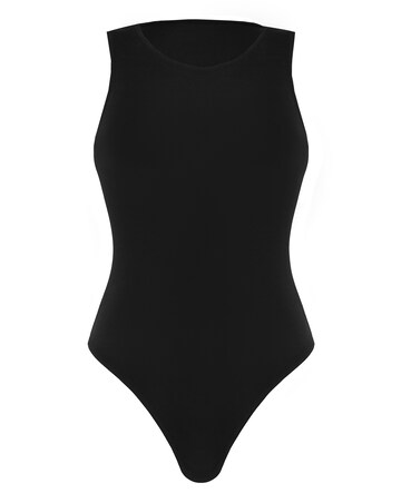 Slinky Racer Neck Bodysuit