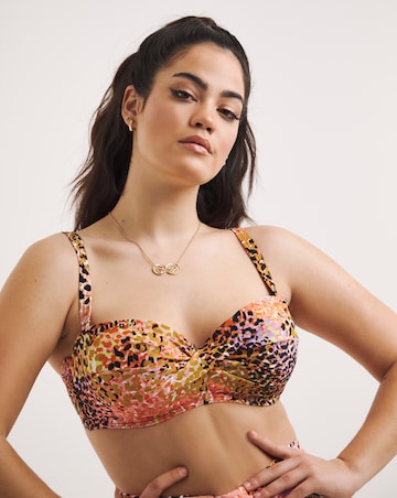 MAGISCULPT Twist Front Bandeau Underwired Bikini Top