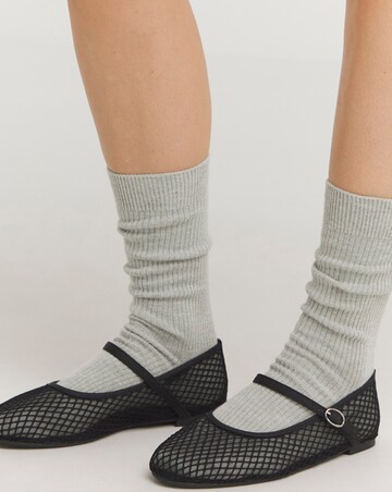 Angelina Mesh Ballerina Shoes Extra Wide EEE Fit Simply Comfort