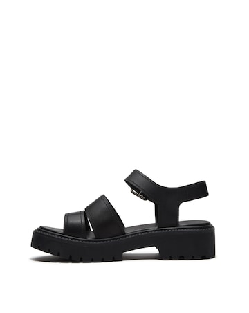 Timberland Stone Street Black Full Grain Sandals