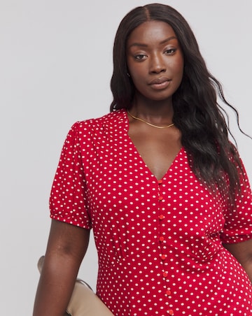 Joe Browns Jersey Polka Dot Midi Dress