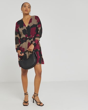 Religion Wrap Mini Dress