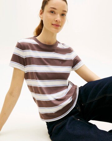 Tommy Jeans Flag Jersey Short Sleeve T-Shirt