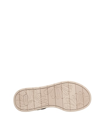 Skechers Bobs Sun Ray Step Aside Slip Ins Black Sandals - Standard Fit (D)