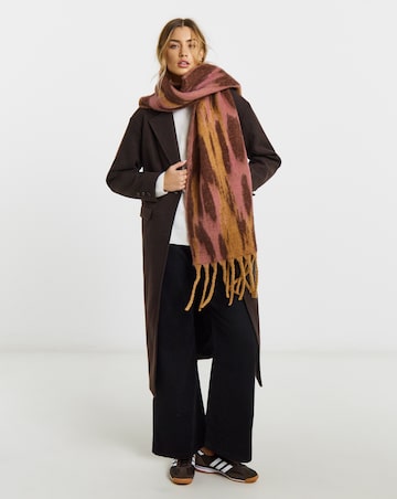 Multi Brushed Patterned Scarf