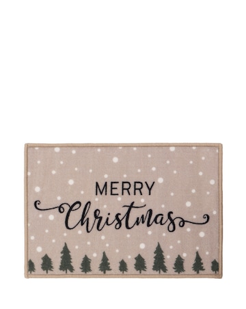 Christmas Trees Washable Runner and Mat