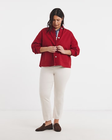 Simply Be Button Through Red Shacket