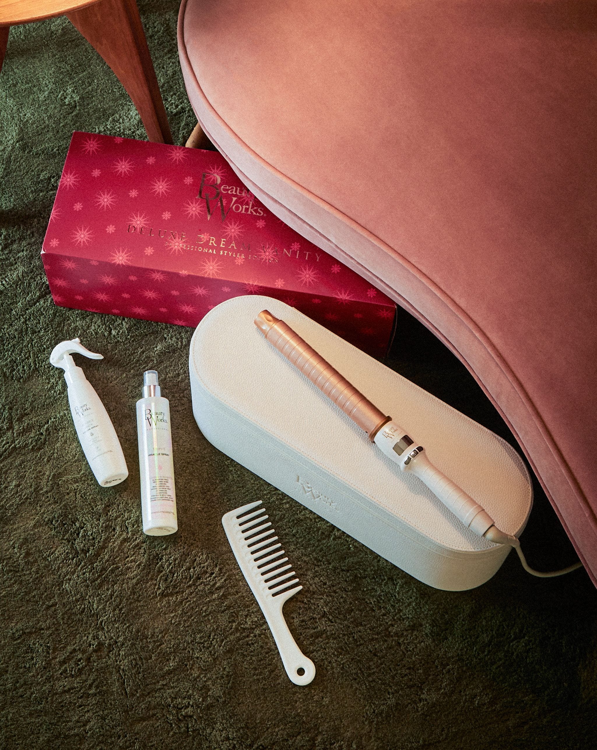 Beauty gifts including hair straighteners