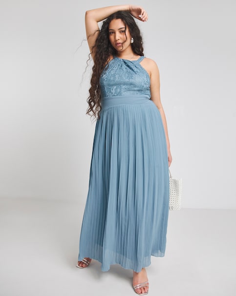 Little Mistress Lace Maxi Occasion Dress