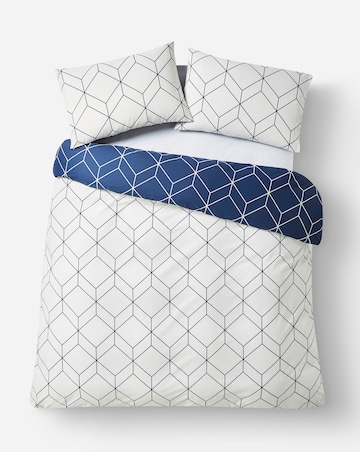 Oberon Navy Duvet Set