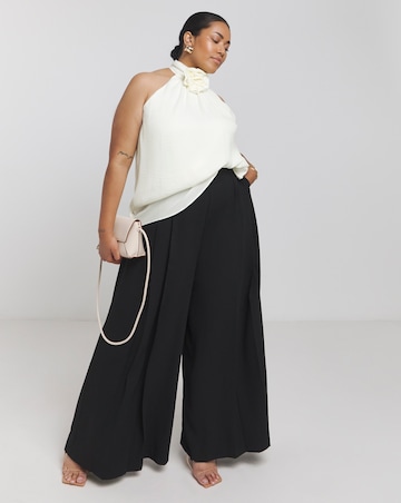 Joanna Hope Corsage Halter Neck Top