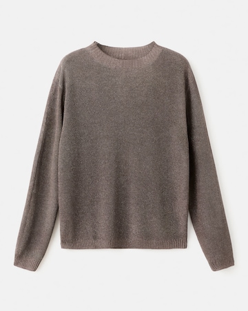 Mango Brown Crew Neck Jumper
