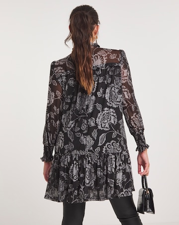 Joanna Hope Mesh Trapeze Tunic
