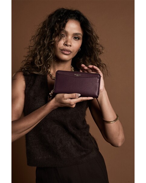 Luella Grey Capriana Black Cherry Large Purse