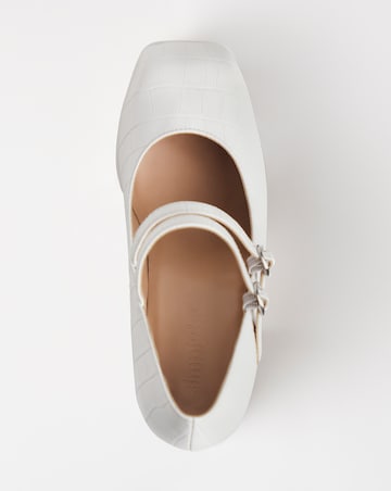 Romana Platform Closed Toe Heeled Shoe - Extra Wide Fit (EEE)